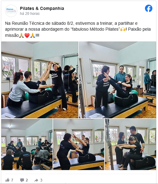 Publicação do Facebook